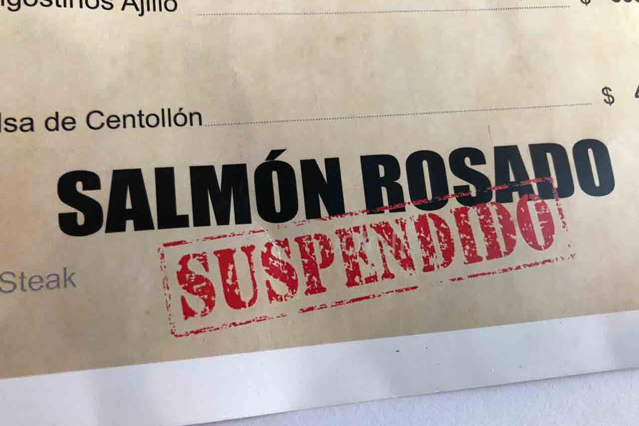 ¿Sushi sin salmón? ¡Sin salmón y sin salmoneras! 